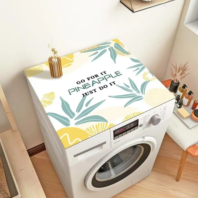 Diatom mud drum washing machine cover pad, water absorption, sun protection and dust cover