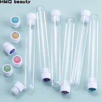 Tubo de pinceles de maquillaje reutilizables, cepillo desechable para cejas con nuevo taladro de resina para pestañas, pinceles reemplazables, herramientas de maquillaje a prueba de polvo
