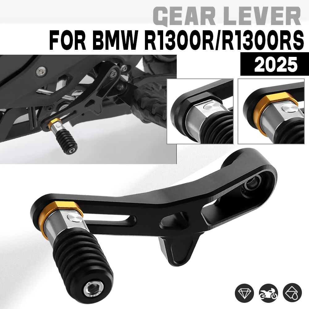 

Motorbike 2025 NEW Gear Shift Lever For BMW R1300R R 1300RS R 1300 R R 1300 RS Adjustable Folding Quick Gear Shifter Rod Lever