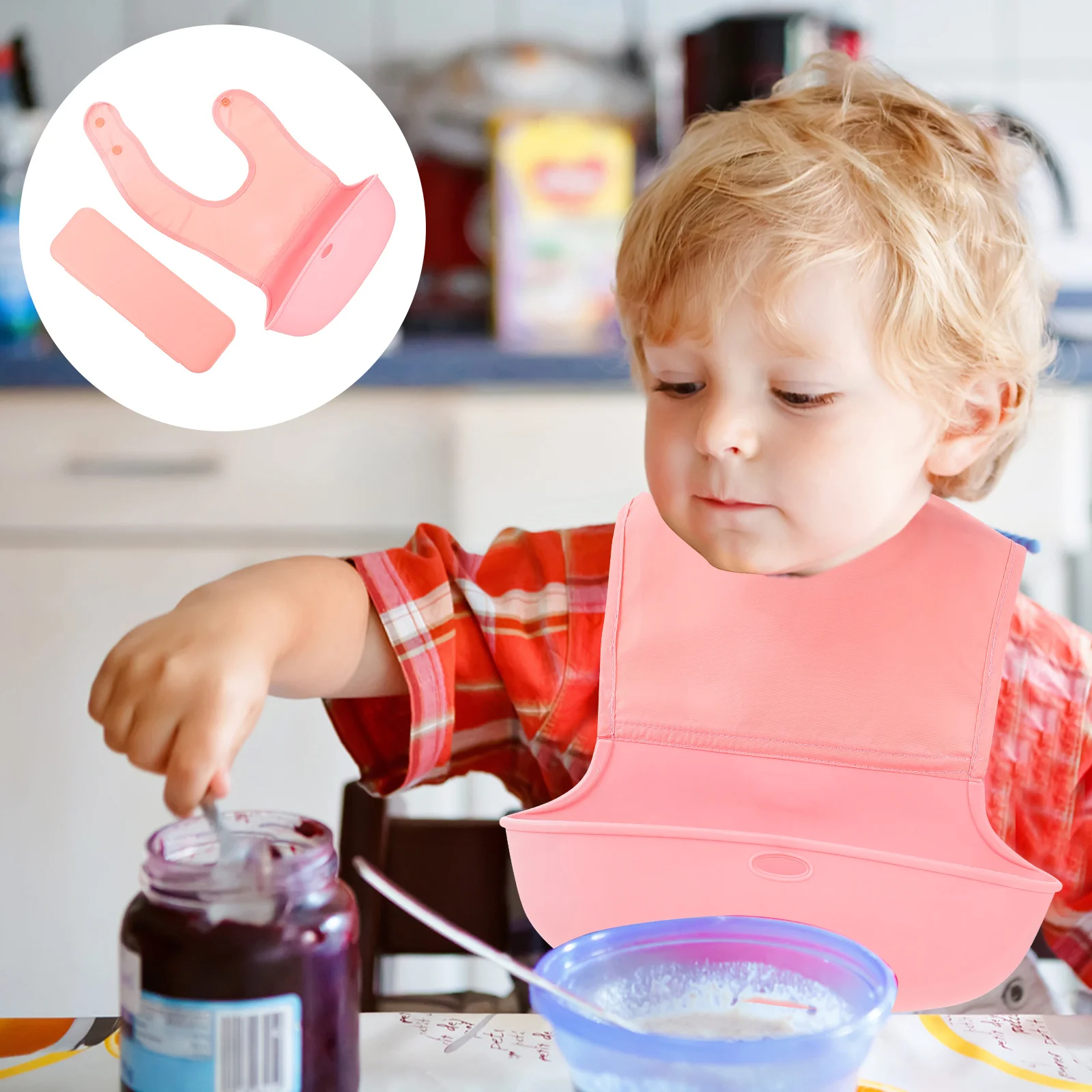 

1 комплект, детский водонепроницаемый мягкий нагрудник, легкий регулируемый нагрудник для кормления, моющийся детский фартук для малышей, фартук для младенцев