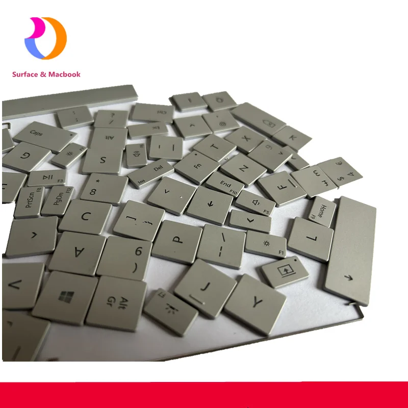 Substituição para Microsoft Surface Book 2 1834 1835 1813 UK Keycap teclado copo 13,5 15 polegadas