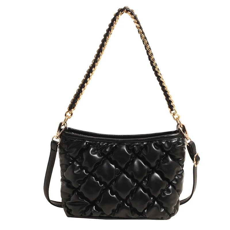 

Стеганая сумка через плечо 2025 года, женская сумка через плечо-пуховик, изолированная сумка-тоут, зимняя сумка-слинг, термосумка «день-ночь» ​