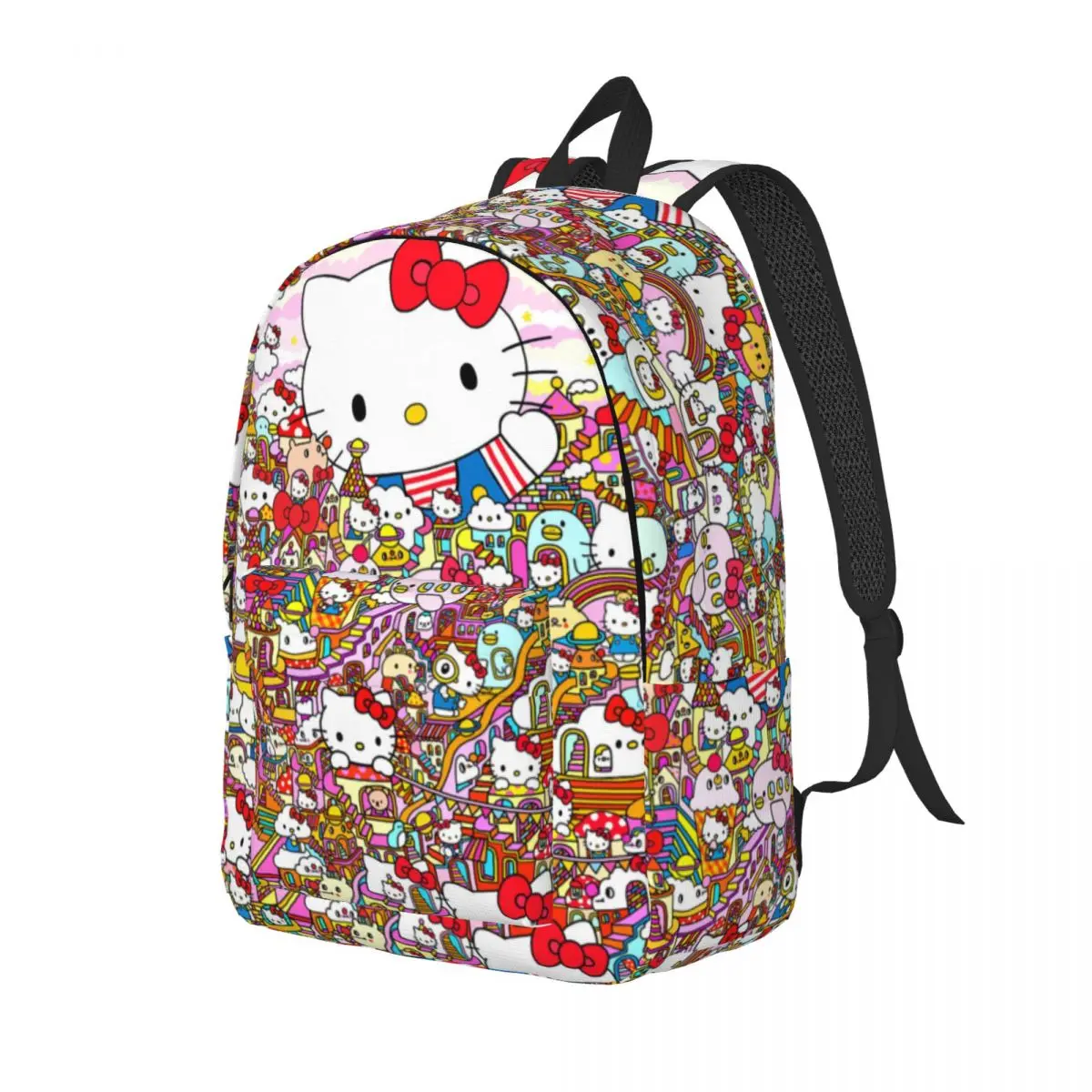 Family Daypack Hello Kitty For Men Kid Lightweight Hiking For Gifts Zipper Closure Children's Bags