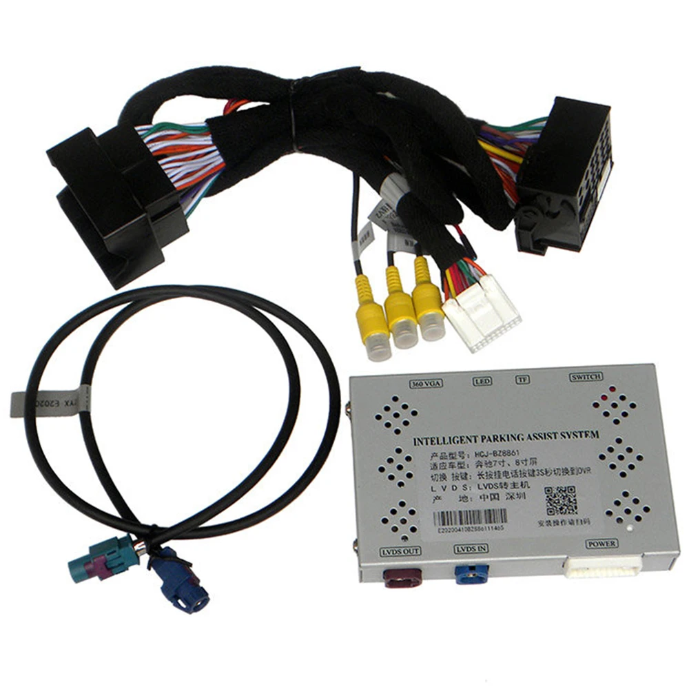 ZJCGO Hinten Reverse Front Kamera Digital Decoder Interface Adapter NTG Für Mercedes Benz V Klasse Marco Polo W447 V200 V260 V220