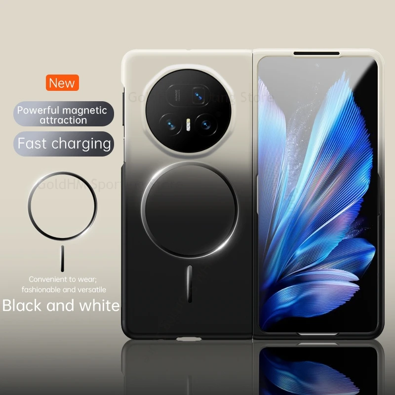 

Wireless Charging Magnetic Phone Case For Honor Magic V5 V3 V2 5G Ultra Thin Gradient For Magsafe Cover For HONOR Magic VS3 VS2
