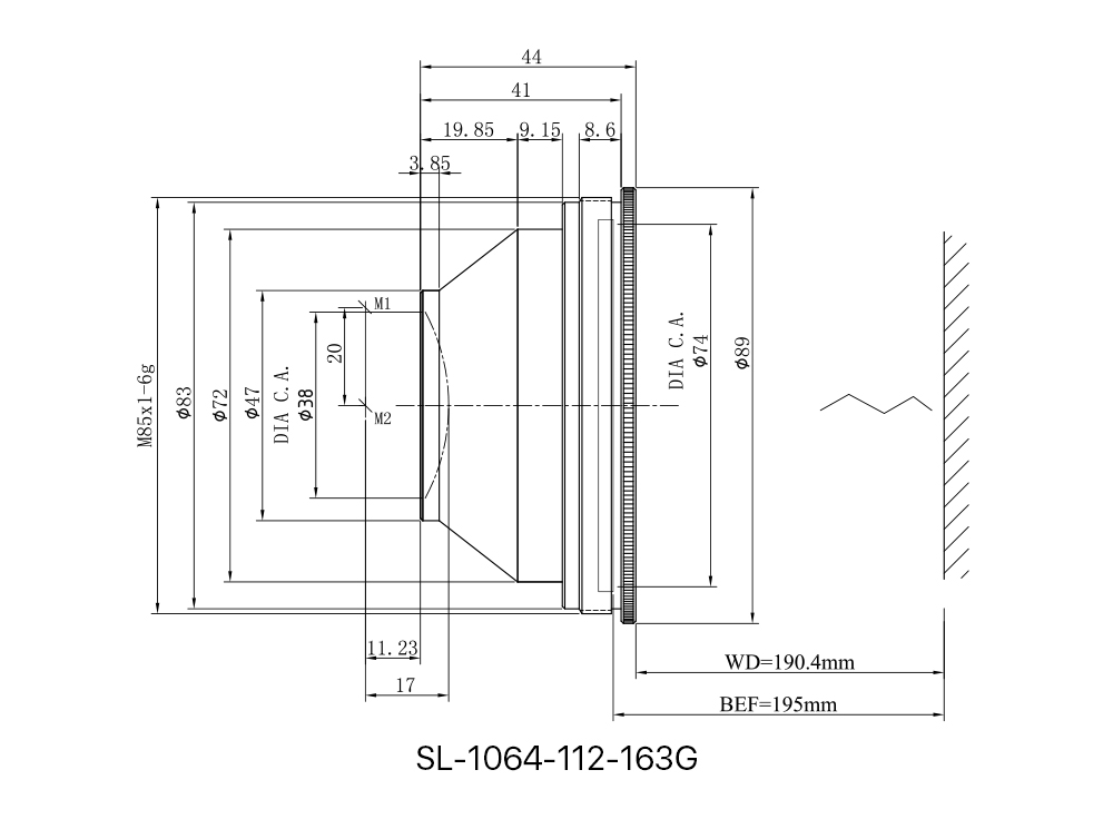 F-theta Objektiv Feld Objektiv 1064nm 70x70-300x300mm F100-420nm für 1064nm YAG Optische Faser Laser Kennzeichnung Maschine Teile – Detail 7