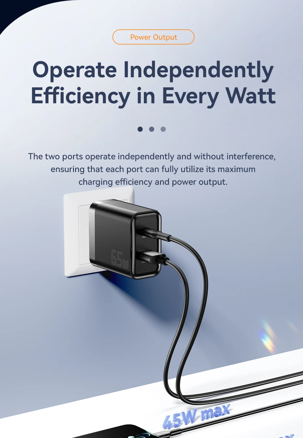 Essager 65W GaN Charger USB PD Type C Fast Charging Phone Adapter QC3.0 For iPhone 16 Pro Max Samsung Galaxy S23 Xiaomi Huawei