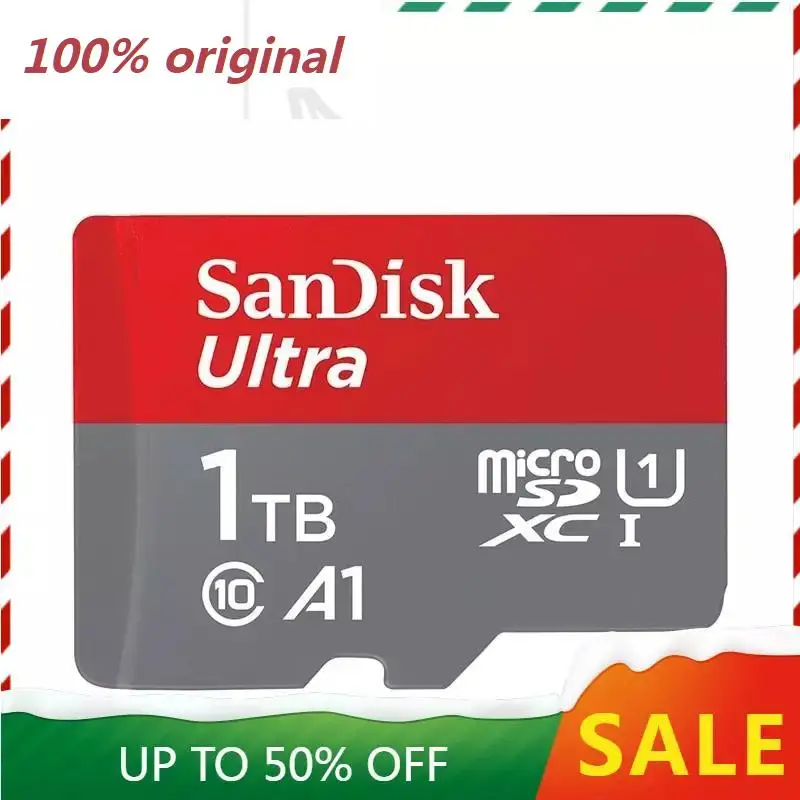 100% Sandisk Original 1TB Memory TF Card 16GB 32GB 64GB 128GB 512GB 256GB Micro flash sd Class10 UHS-1 Camera Phone cars work