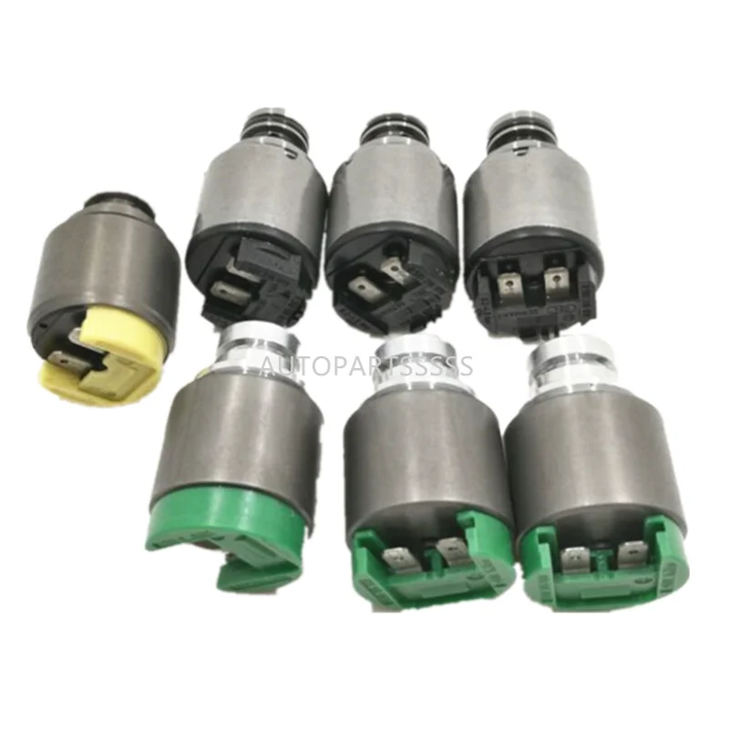 7Pcs Original 01V 5HP19 ZF5HP19 5HP24 5HP24A Automatic Gearbox Transmission Solenoids Valve For BMW For Audi A4 A6 A8 S4