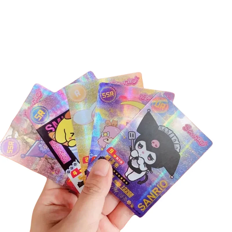 Sanrio Kuromi Cards My Melody Trading Card Game Hello Kitty Booster Box Cartoon Cute Collection Toy Christmas Gift