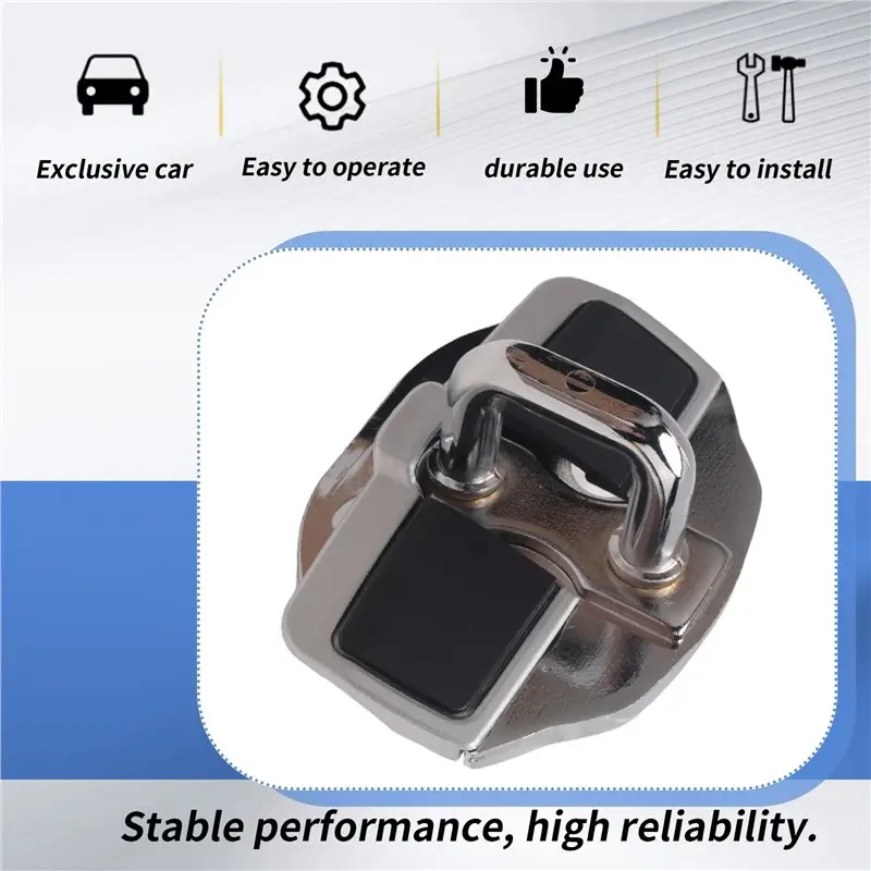 A73X-1Set Door Lock Stabilizer Protector Latches Stopper Covers For Subaru All Series BRZ XV Forester Legacy Outback WRX Dur