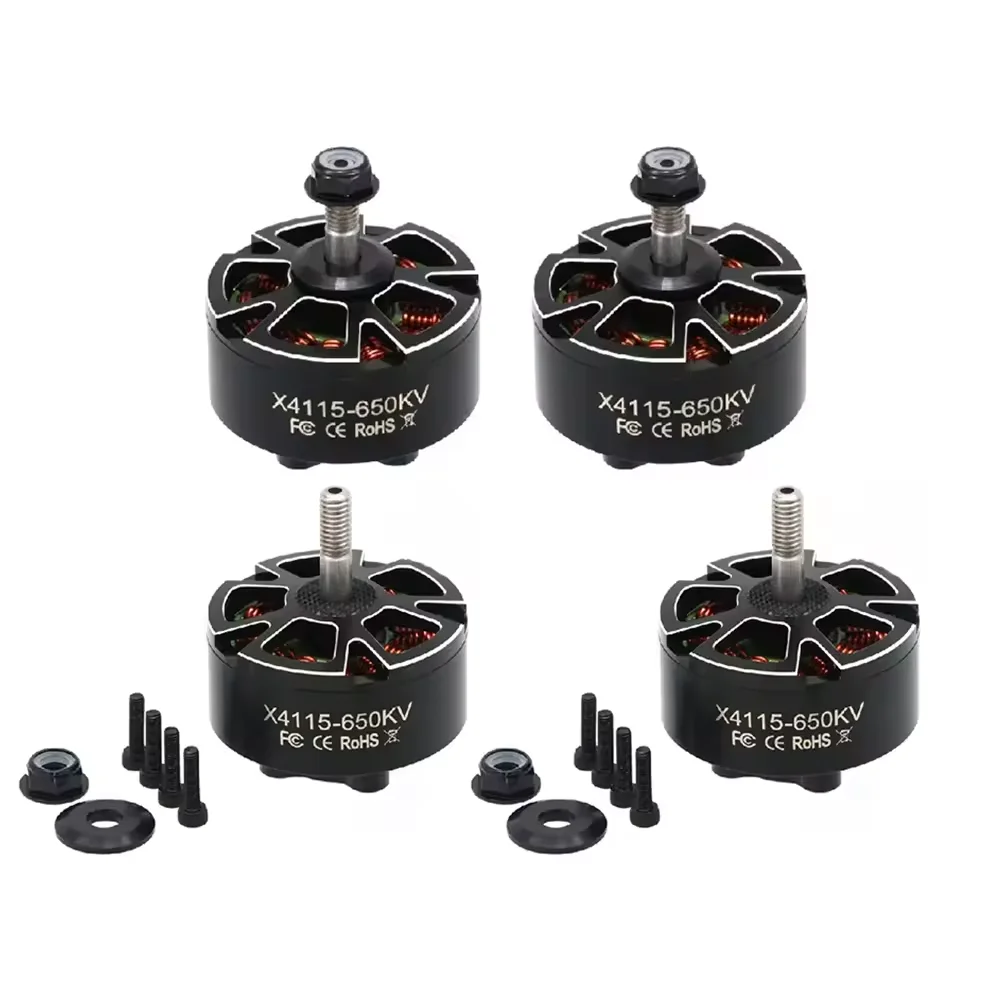 1 unidad de Dron E-Power RC FPV X4115 4115 400KV 650KV 8S Motor sin escobillas eje de 6mm para piezas DIY