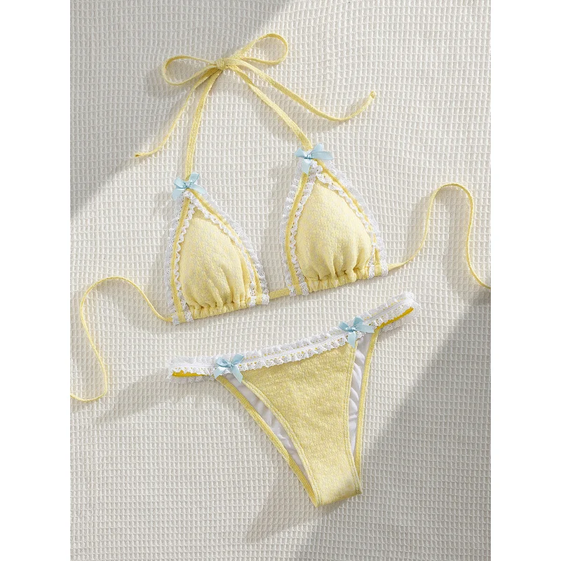 

bikini summer beach Sexy Fashion Two-piece Swimsuit Set