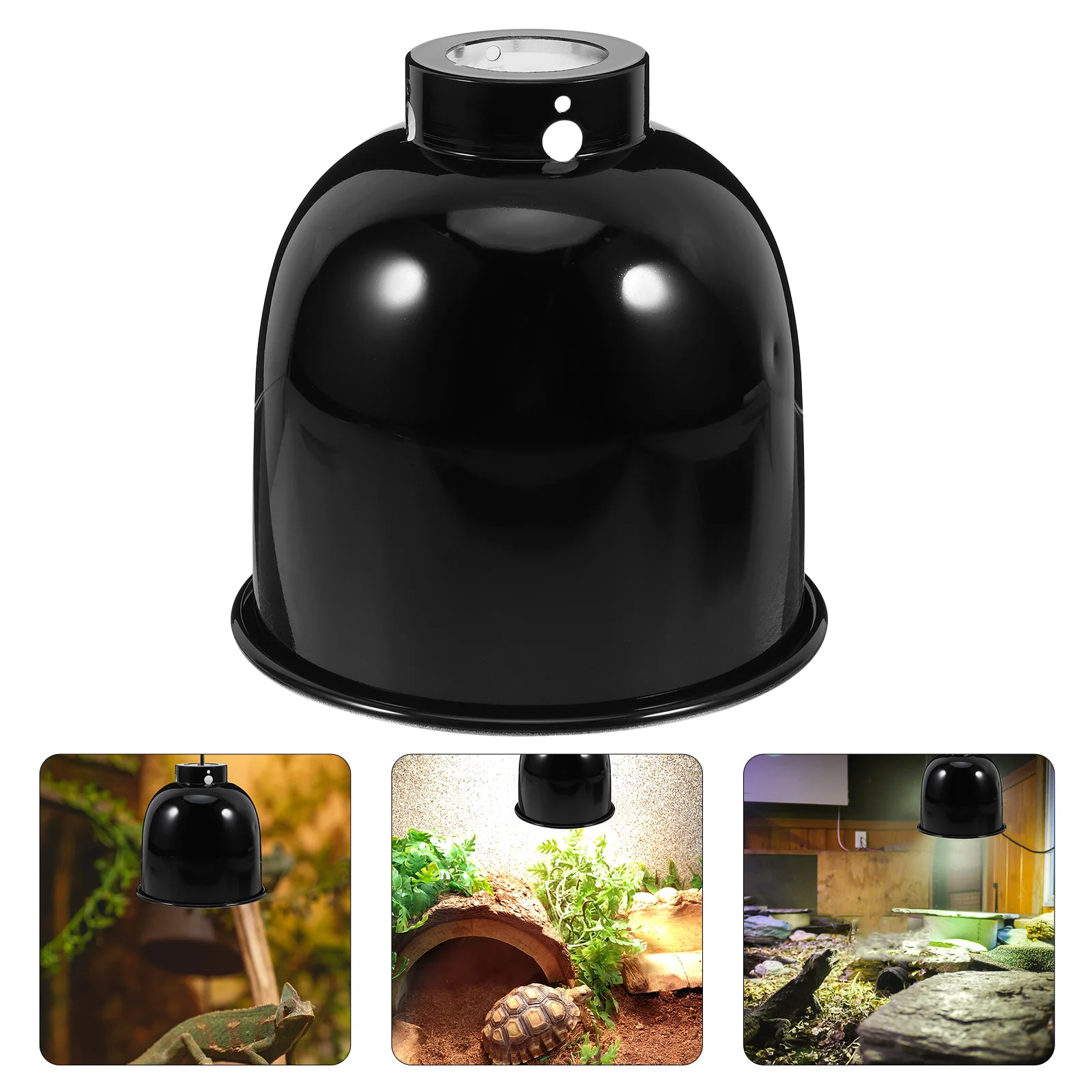 

Reptile Heat Lamp Shield Adjustable Stand Safety AntiScald Cover Turtle Snake Lizard Habitat Lighting Heater Guard Small