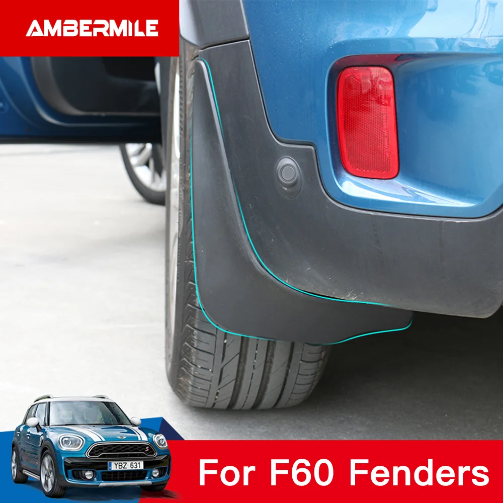 

ABS MATERIAL For MINI COUNTRYMAN F60 (2017-2023) Fenders Fenders Splash guards Fenders Wheels Car Accessories A Set of 4 Pieces