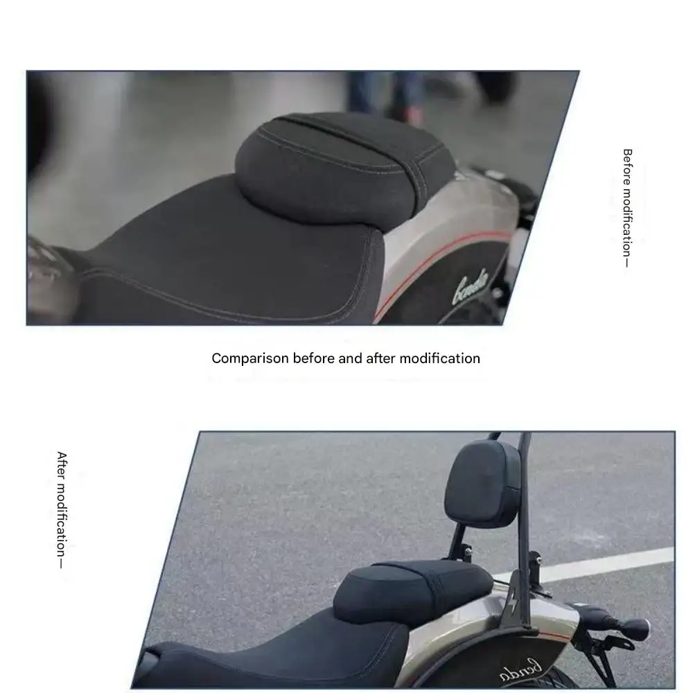 Suitable for Benda Chinchilla 450/500 rear seat backrest armrest and rear pointed bow accessories