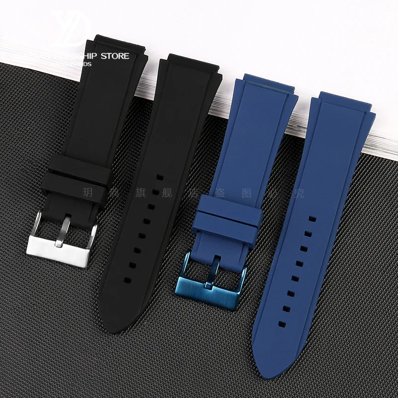 For Guess W0247g3 W0040g3 W0040g7 Soft Silicone Men Women Waterproof Comfortable Sport Special Convex Interface 22mm Watch Strap