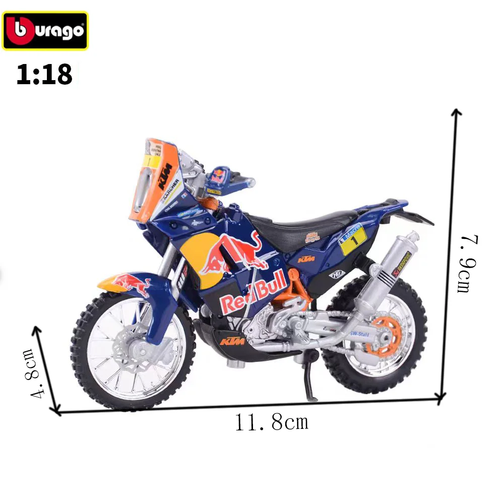 Bburago 1:18 серия KTM моделирование мотоцикла мальчик коллекция подарочных украшений