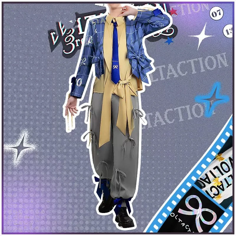 

COWOWO VTuber Shikinagi Akira Cosplay Costume Cos Game Anime Party Uniform Hallowen Play Role Clothes Clothing