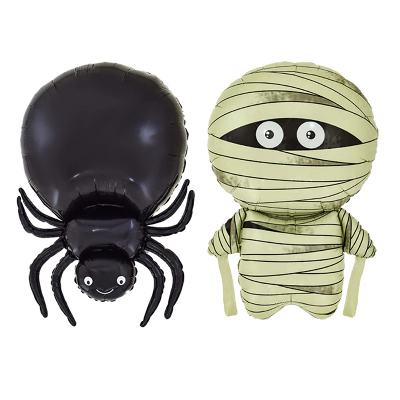 Large Inflatable Balloons Halloween Spider Mummy Balloon Scary Halloween Party Decoration Kids Toy