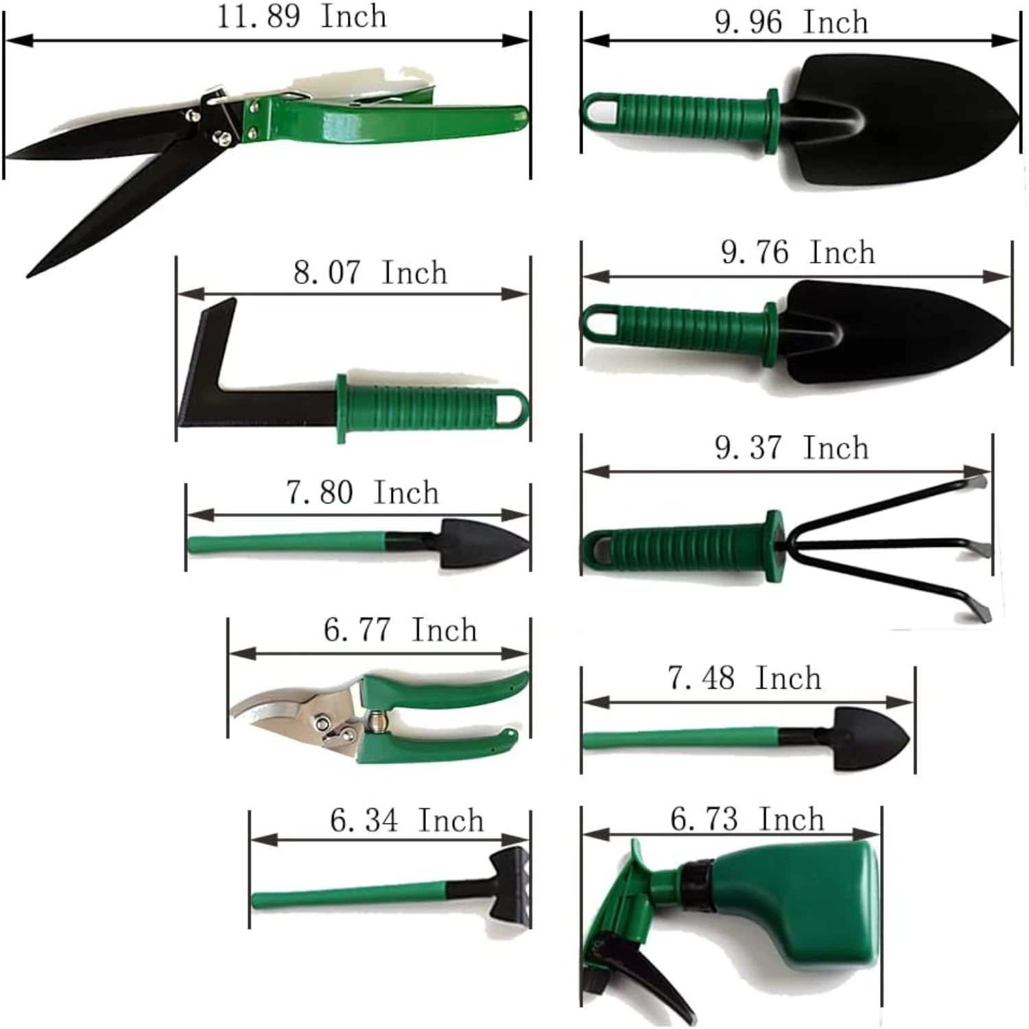 Premium 10-Piece Garden Tool Set for Women and Men - Ideal Gardening Gift