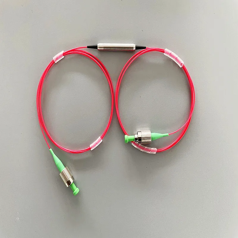 Em-linha Polarizador da Fibra Eixo Rápido Bloqueado 1550 ± 50 Nanômetro Trança do pm