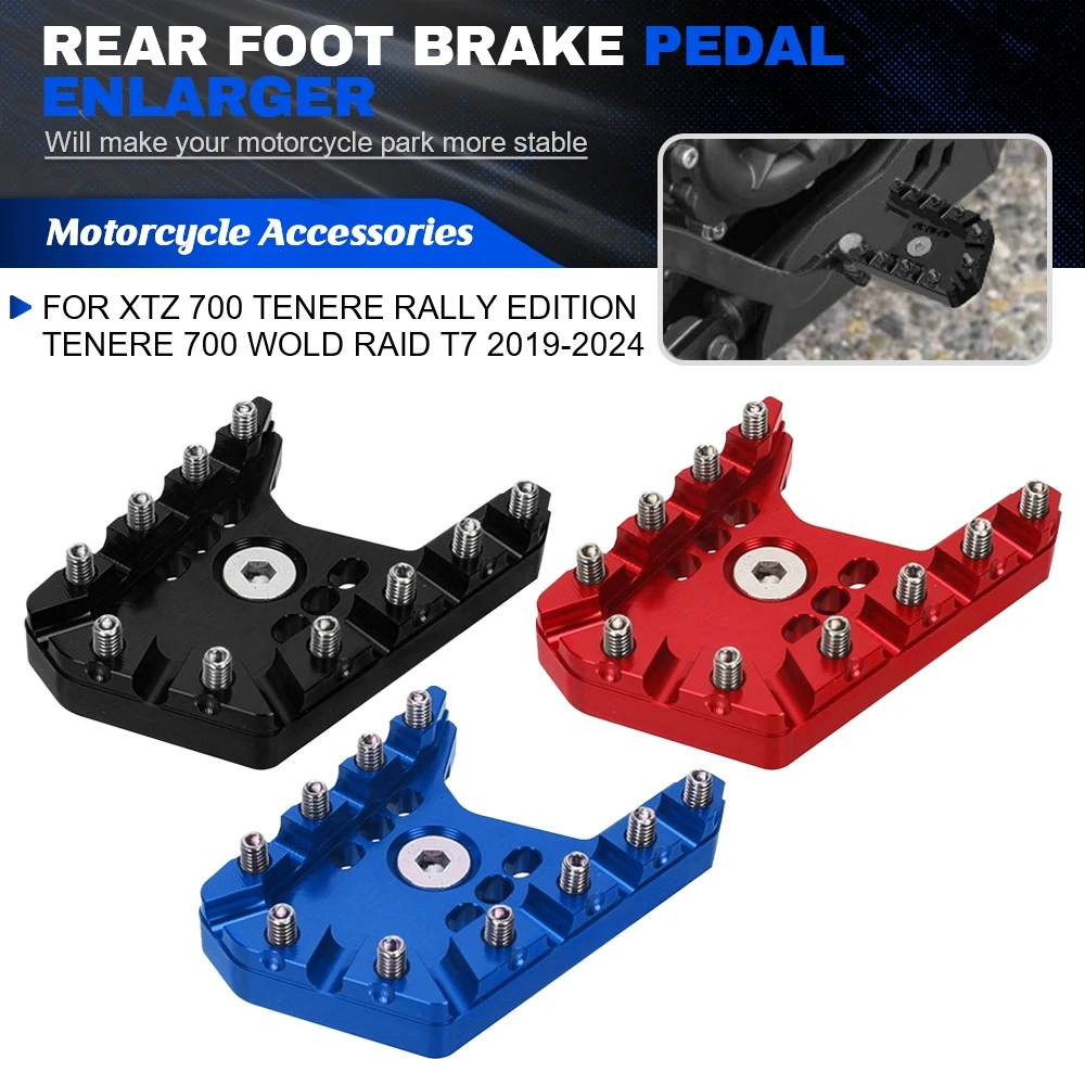 

For YAMAHA XTZ 700 TENERE RALLY EDITION TENERE 700 WOLD RAID T7 2019-2024 Motorcycle Accessories Brake Lever Pedal Extension