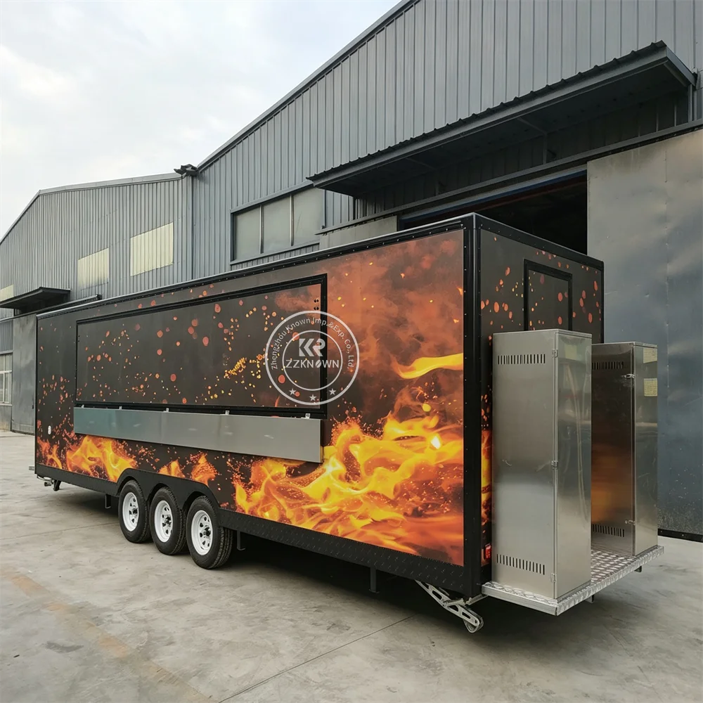Modern Gourmet Catering Truck - огляд і ціна Commercial Kitchen Trailer