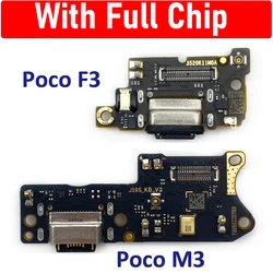 NEW USB Charging Port Charger Board Socket Jack Flex Dock Plug Connector Microphone For Xiaomi Poco F3 GT M3 F4 5G C65 X5 Pro
