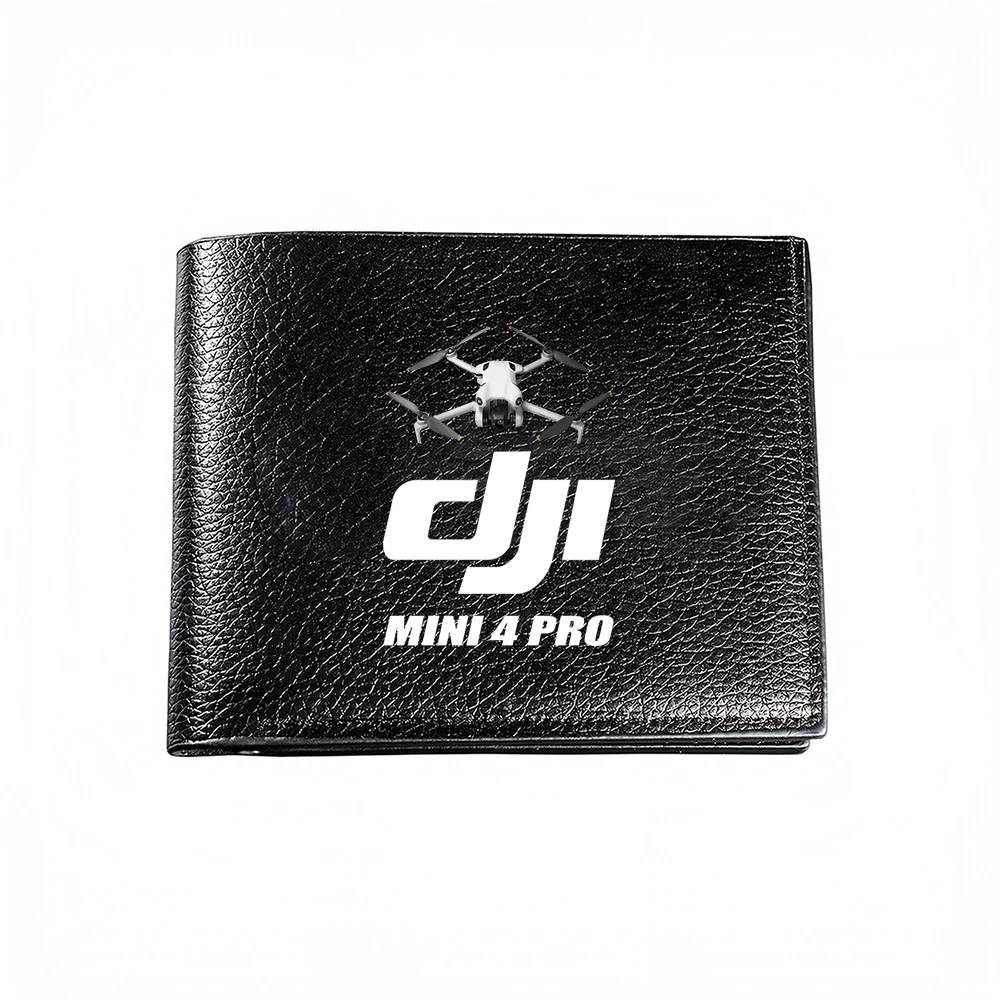 Dji Mini 4 Pro Drone Design Men Wallet Card Holder Casual Business Fashion Print Style Accessory