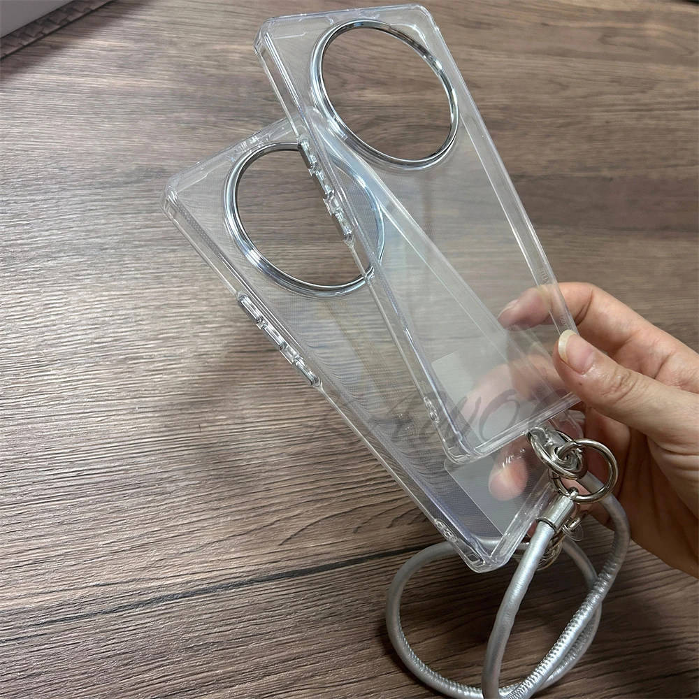 X9C حافظة ذكية كروم زر حلقة الكاميرا غطاء ناعم لهاتف Honor X9B X9A كابا هاتف مقاوم للصدمات مع حزام يد من جلد البولي يوريثان #5