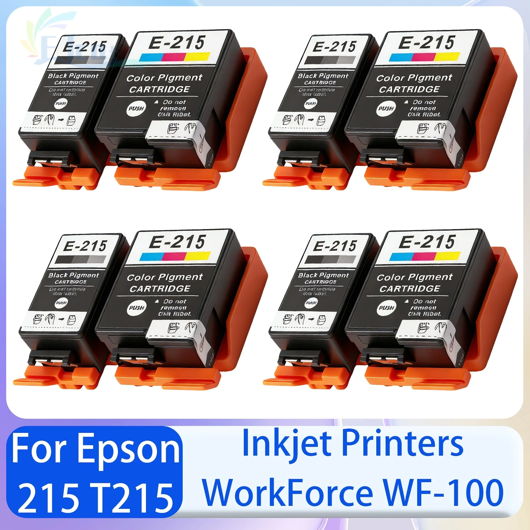 T215 T 215 215 ink Cartridge For Epson 215 T215 Cartridge Compatible For Epson Inkjet Printers WorkForce WF-100 WF100 Printer