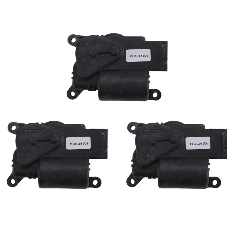 

3X Air Conditioning Heater Flap Actuator Motor For Volkswagen SKODA A3 TT 5Q0907511A