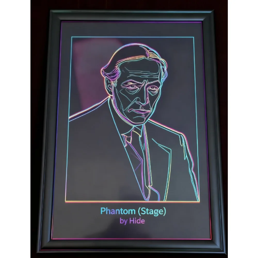 Phantom (Stage) by Hide Magic Prop - Frame Prediction Illusion for Mentalism and Comedy Magic Show Magia Tricks Magician