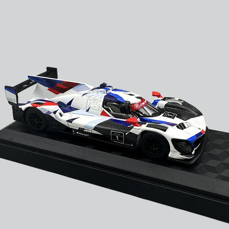 CCA Simulation 1:45 BMW M Hybrid V8 Alloy Car Model with Acrylic Display Box Diecast Collection Toy Vehicle Birthday Gift Boy
