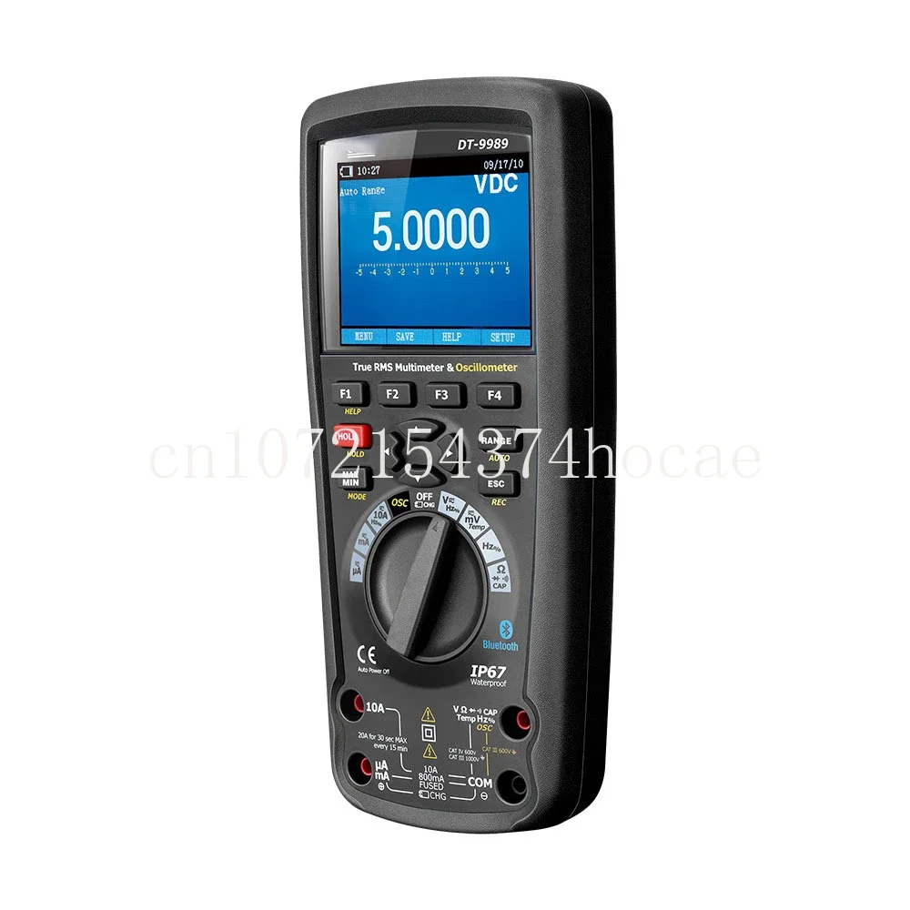 CEM DT-9989 Professional True RMS Industrial digital Oscilloscope Multimeter Portable with TFT color LCD display