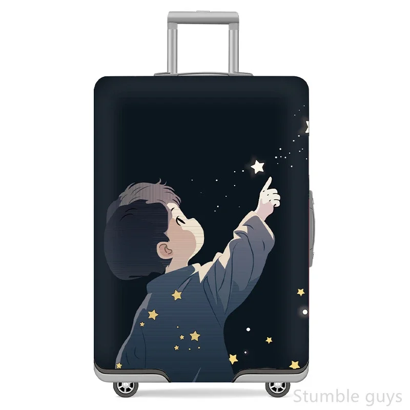 

Premium Stretchy Luggage Cover Protective Durable Dustproof Suitcase Cover Practical For Vacation Fits 18-32 Inch Luggage