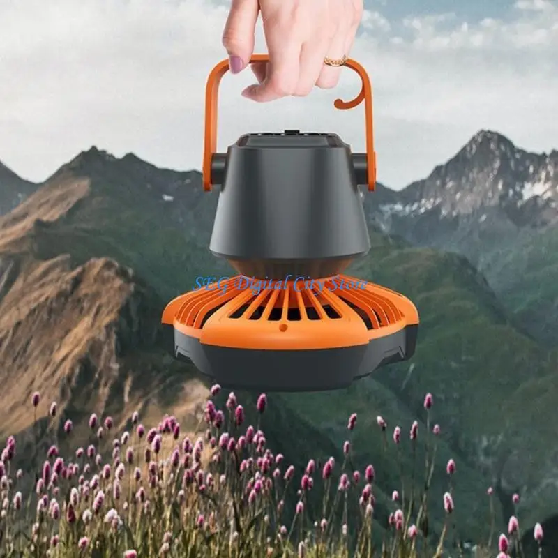 

U75B Desk Fan Small Table Fan 3Gear Airflows Quiet Operation 4000/10000mAh Battery