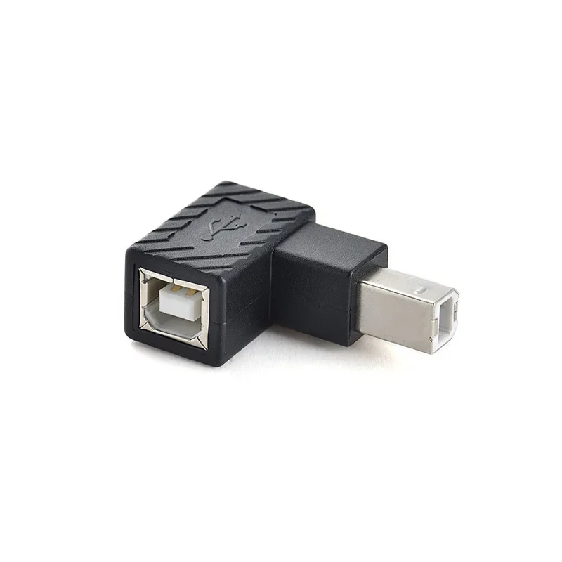 Usb 2.0 Type B Print Adapter 90 Graden Up Down Links Haakse Plug Extender Jack Man-vrouw Converter voor Printer Scanner