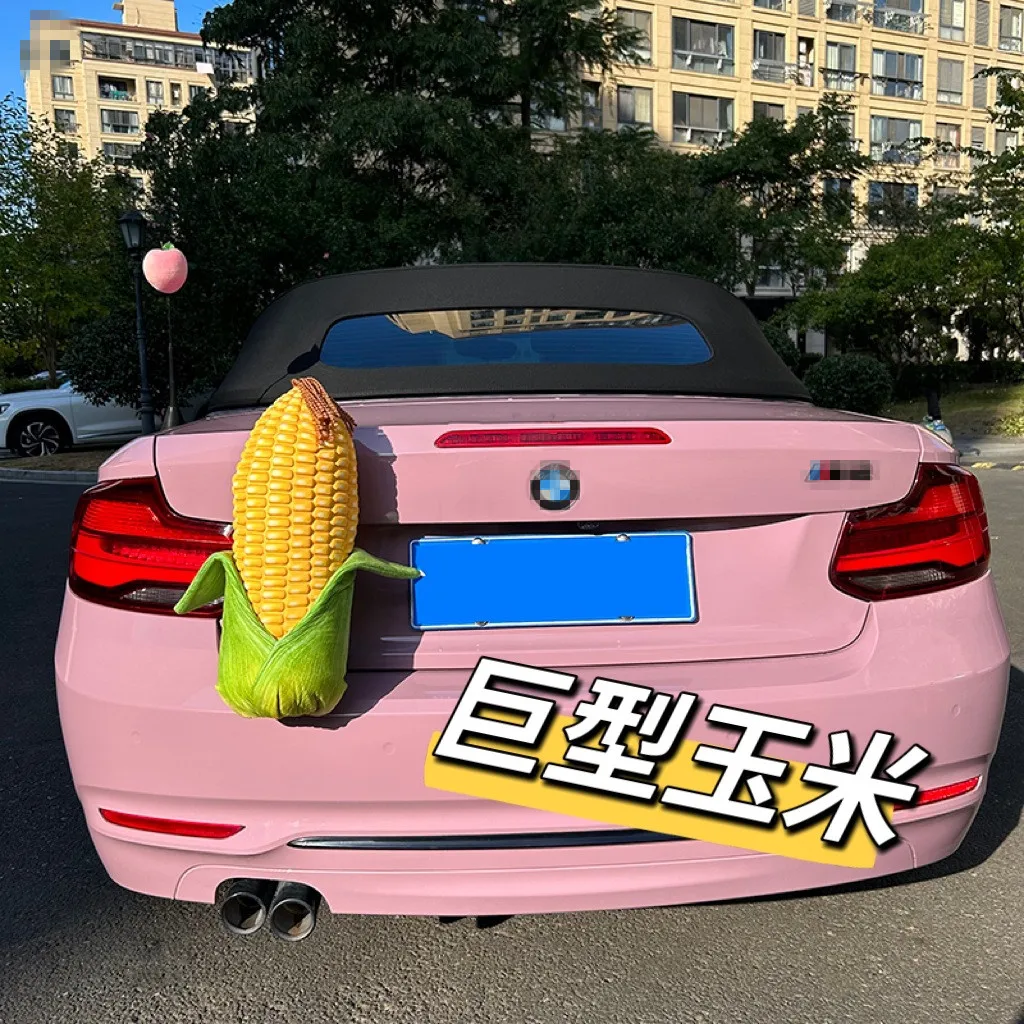 

Кулон с хвостом автомобиля, кукла, внешнее украшение автомобиля, кукуруза, забавный креативный кузов автомобиля, украшение автомобиля, игрушка в подарок