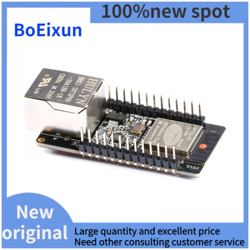 100% Brand New WT32-ETH01 Embedded Serial Port Networking BLE + Wifi Combo Gateway Module