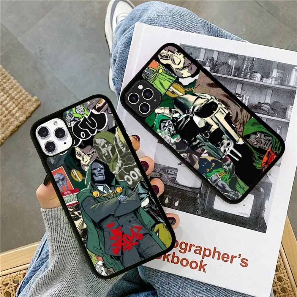 MF-DOOM Rapper Phone Case For IPhone 16 Pro Max 15 14 Plus 14 13 12 11 17 PC+TPU Cases Back Cover