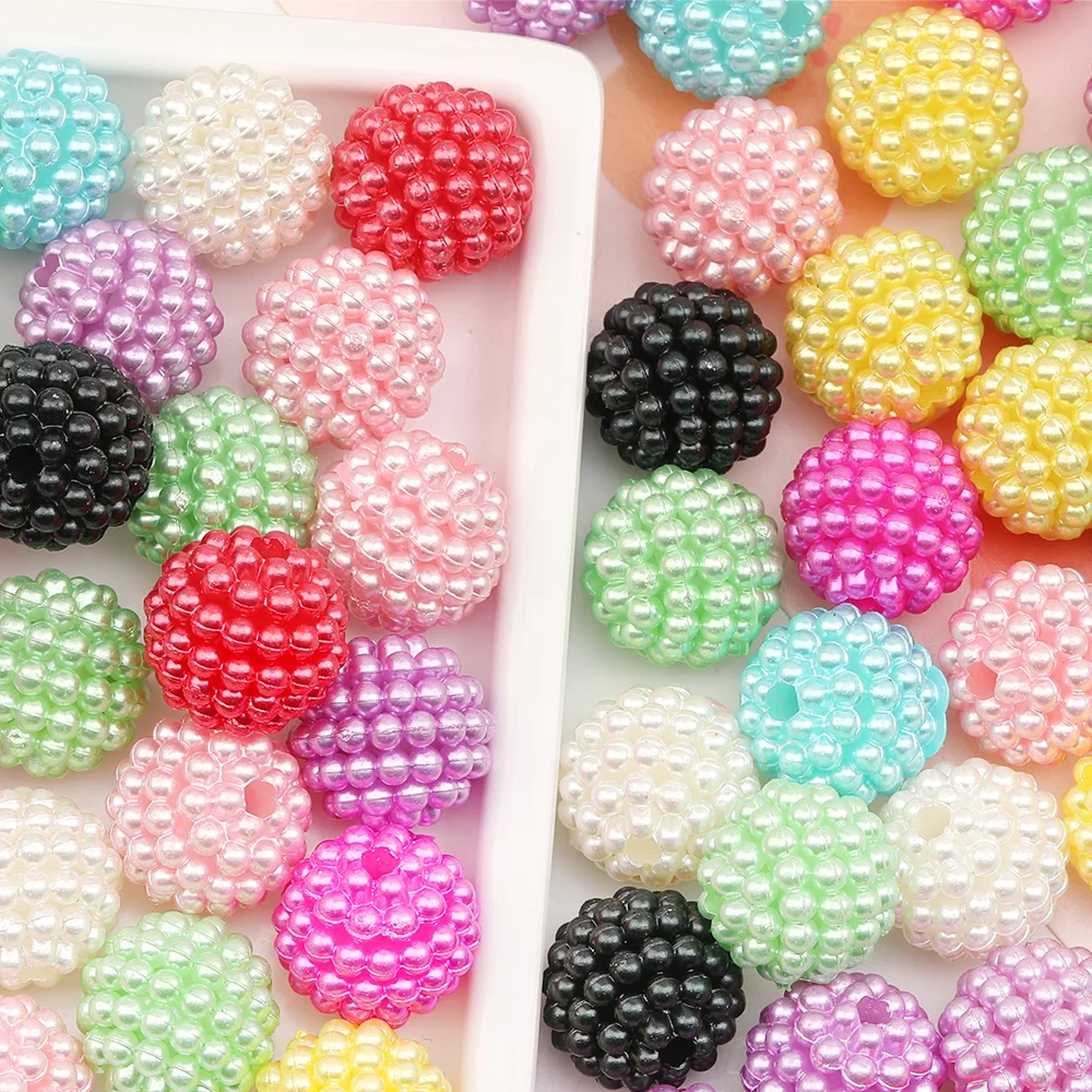 

Cordial Design 300Pcs 16*16MM DIY Beads Making/Hand Made/Paint Effect/Waxberry Shape/Acrylic Bead/Jewelry Findings & Components