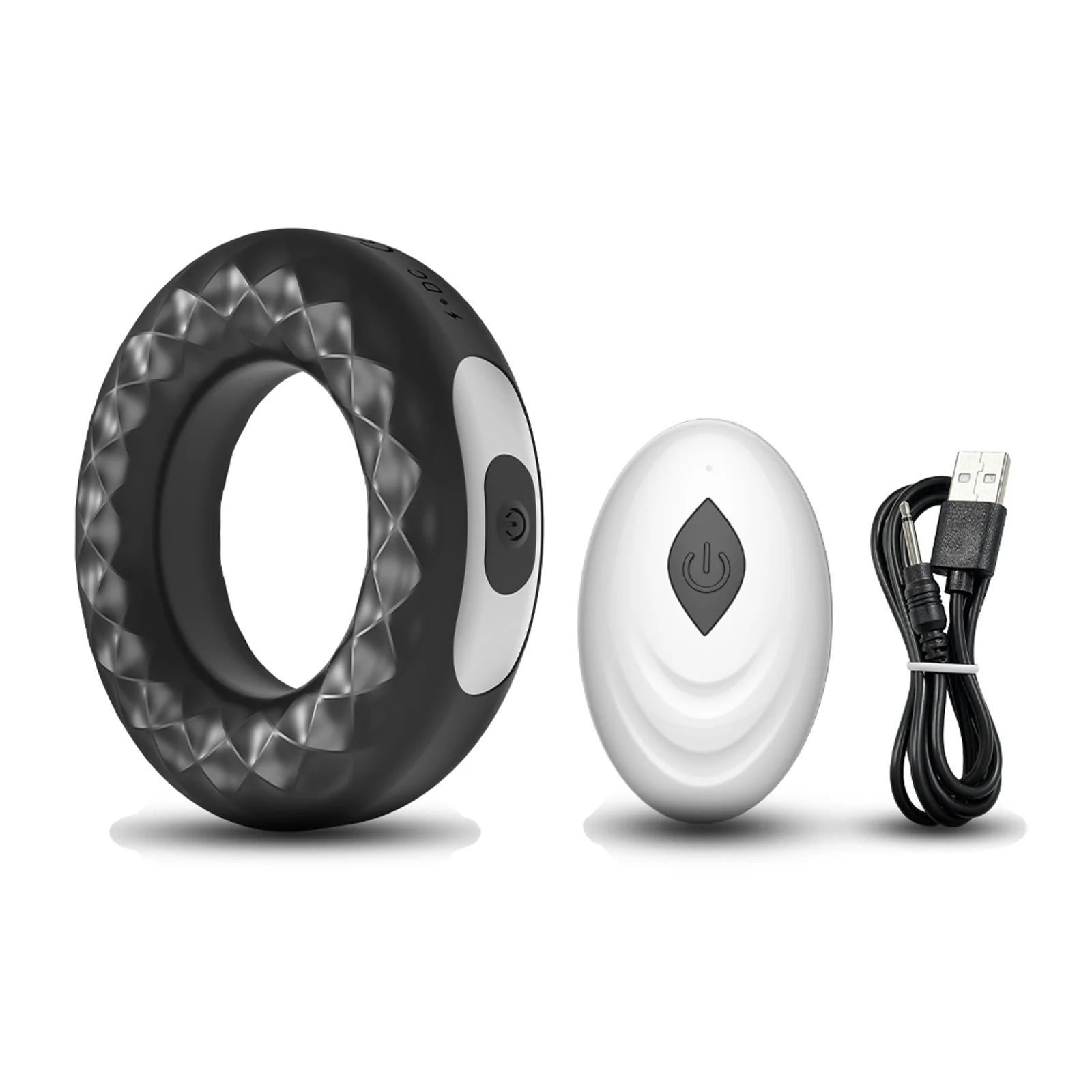 10 Modes Vibrating Cock Ring Penis Stimulator Delay Ejaculation Erection Enhancer Adult Sex Toys For Men Couples