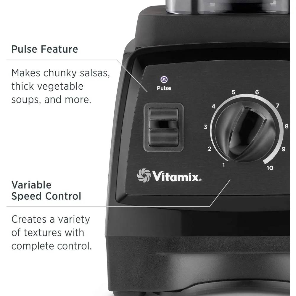 Professional-Grade Red 7500 Blender, 64 oz Low-Profile Container