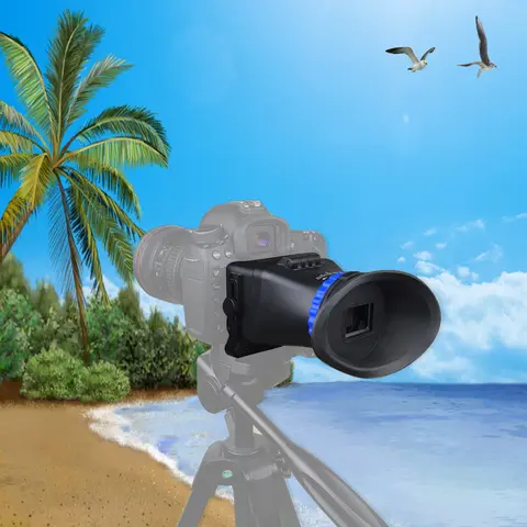 Seafrogs-Viseur universel LCD 3.0X, écran LCD à rabat 3 pouces 3.2 pouces, viseur à grossissement 3 pour IL, Nikon, Sony, Olympus