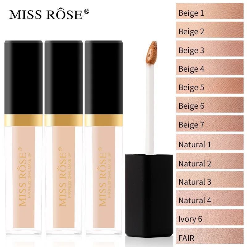 Miss rose 12hr usar corretivo hidratante de longa duração maquiagem cobertura completa ultra-fosco controle de óleo brilho corretivo vara cosméticos