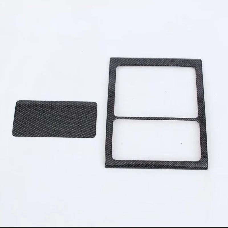 ABS Black For Toyota Alphard Vellfire 40 Series 2023 2024 Car Front Reading Light Decorative Frame Sticker Interior Accessories