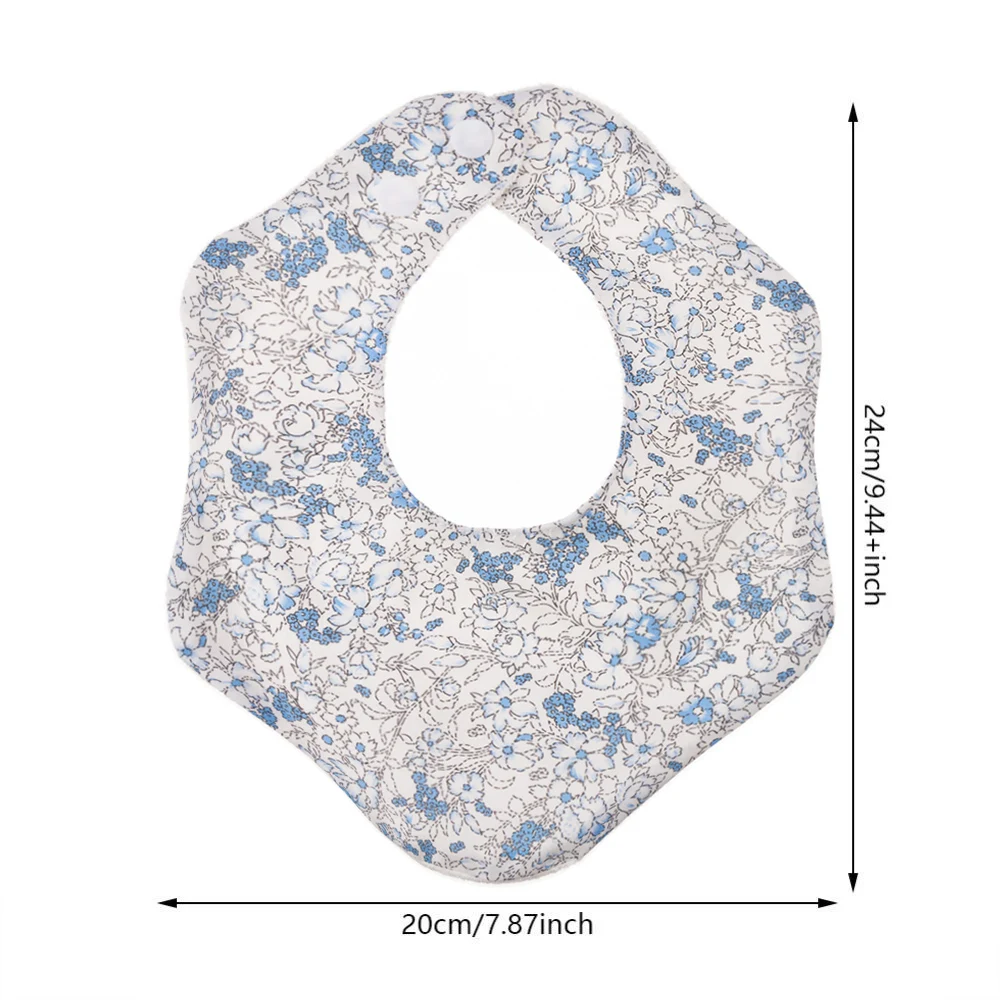 꽃 조절 가능한 아기 턱받이, 방수 타올, 타액 손수건, 소년 소녀 수유, 트림 천 액세서리, 신생아 턱받이 물건