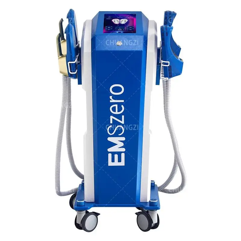 

6500 Вт DLS EMSLIM Радиочастотное электрическое устройство для стимуляции мышц для похудения, фитнеса, коррекции фигуры и подтяжки ягодиц